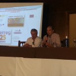 De izquierda a derecha José Manuel Biscaia Presidente de la Asociación de municipios de Cova da Beira y Manuel Rufino, Diputado de Medio Ambiente de Salamanca