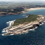 La Isla de Santa Marina, desde el aire.