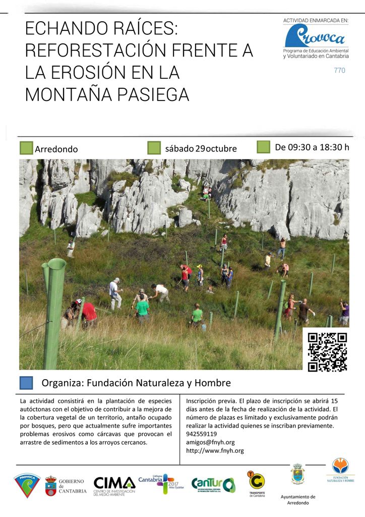 Cartel del PROVOCA en la Montaña Pasiega.