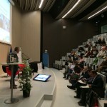 El presidente de FNYH, Carlos Sánchez presentando el proyecto LIFE Anilllo Verde