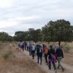Los visitantes holandeses, durante su recorrido por la Reserva.