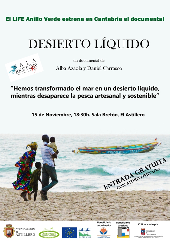 Primera proyección en Cantabria del documental.