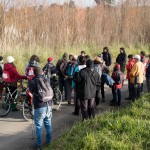 El grupo de los participantes en la ruta