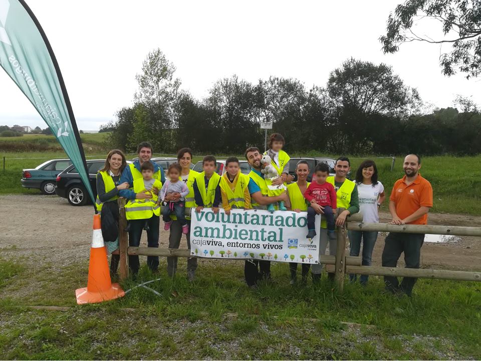 Jornada Voluntariado Medioambiental Cajaviva, Ríos Vivos con Fundación Oxígeno