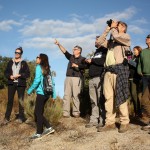 Técnicos de Fundación Biodiversidad en el paseo de campo por la reserva biológica