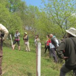 Propietarios de custodia de LIFE Miera visitando la Finca reforestada de El Cabañal