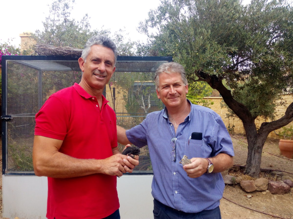 Juan Antonio López (CeUICN) y Carlos Sánchez (FNYH)
