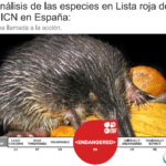 Portada del Análisis de las Especies en Lista Roja de la UICN en España